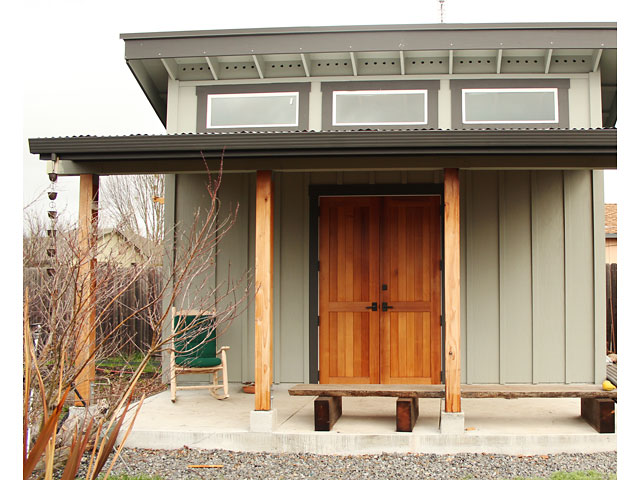 Studio doors, western red cedar